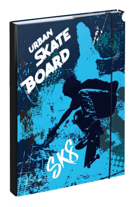 Baagl irattartó mappa A4 méretben Skateboard mintával