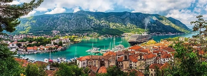 Trefl 500 darabos panorámakép puzzle – Kotor, Montenegró