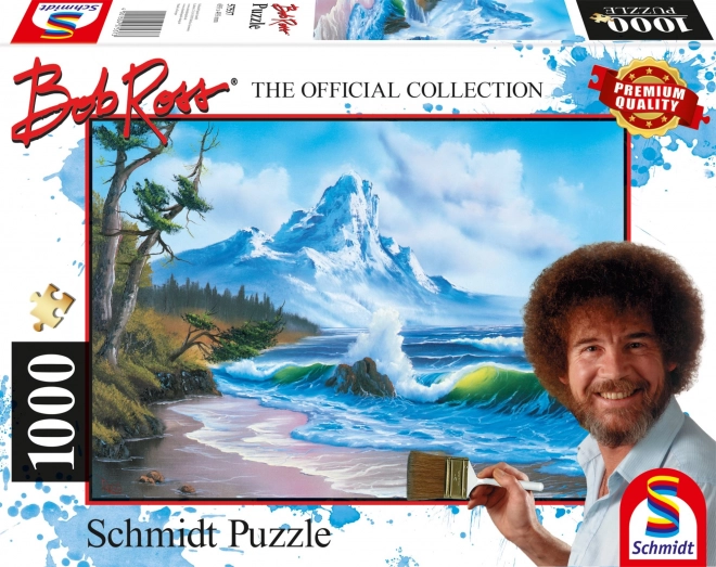 Bob Ross: tengerparti hegyek puzzle 1000 darabos