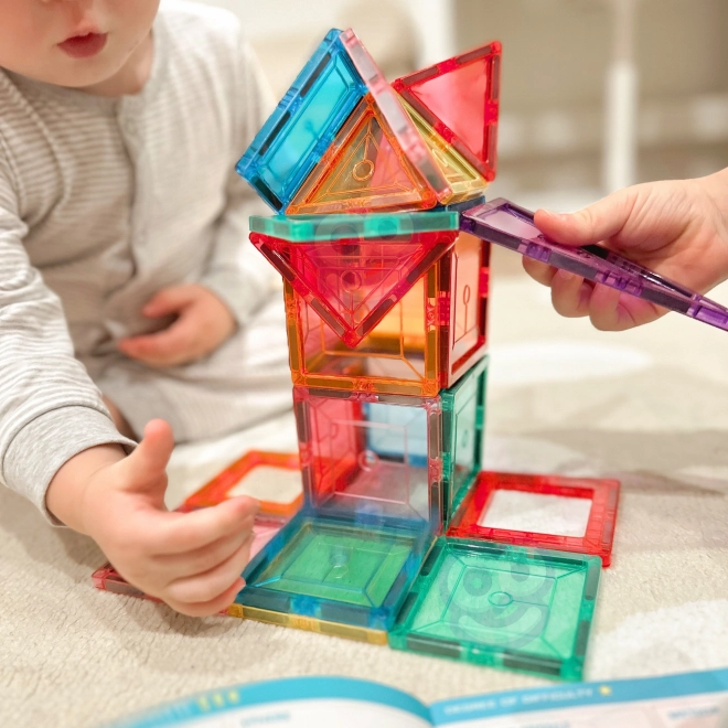 Woopie mágneses Montessori építő kockák 3D