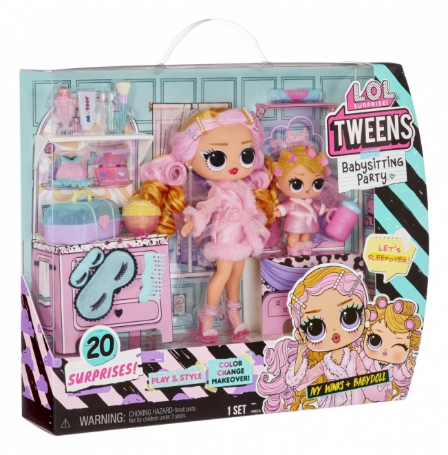 L.O.L. Surprise Tweens bébiszitter Ivy Winks és Babydoll