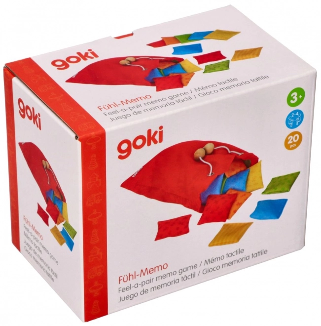 Tapintós játék Pexeso párnák Goki
