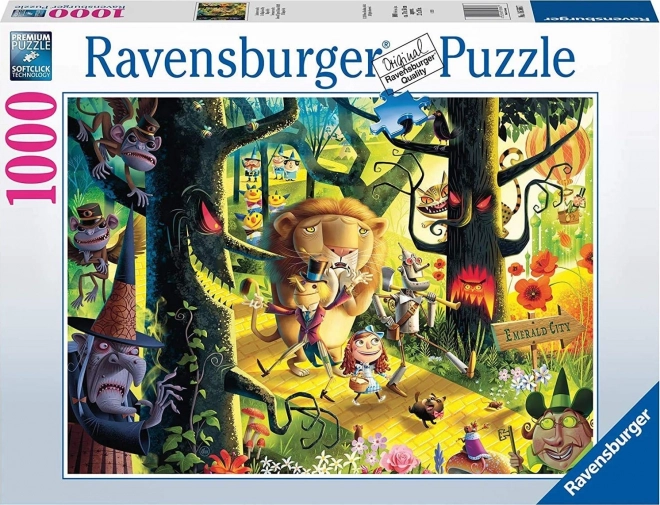 Ravensburger puzzle - oroszlánok, tigrisek és medvék, ó je! (Óz, a csodák csodája)