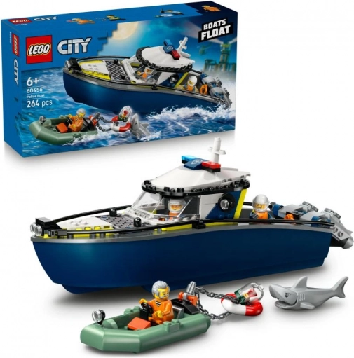 Lego City rendőrségi csónak – tengeri üldözés