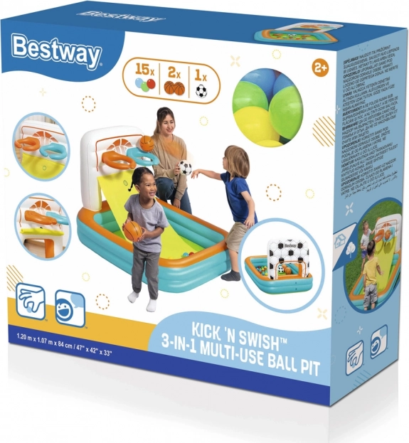 Felfújható Játék Centrum Bestway labdákkal