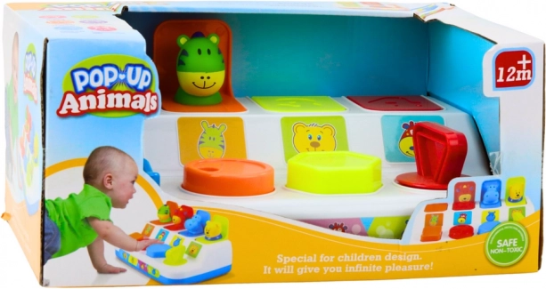 Interaktív játék gyerekeknek Pop Up Állatkák