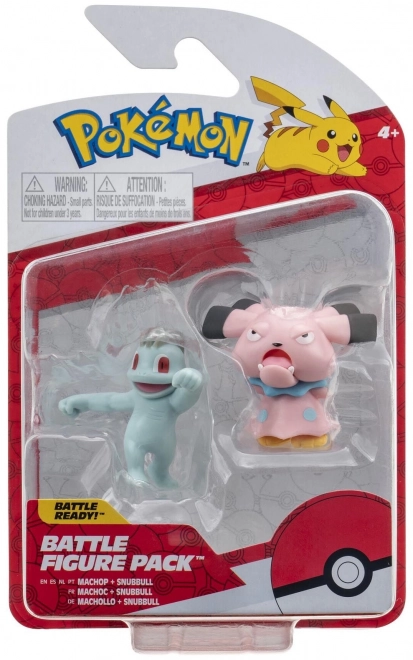 pokemon machop és snubbull harci figura készlet