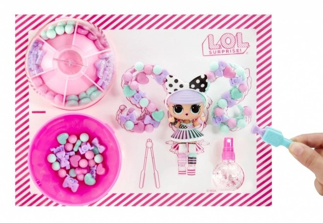 Lalka L.O.L. Surprise Hair Beads Tots - 12 darabos csomagolás