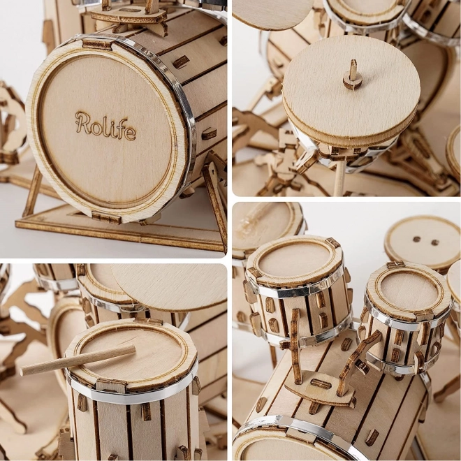 RoboTime fa 3D puzzle dobkészlet