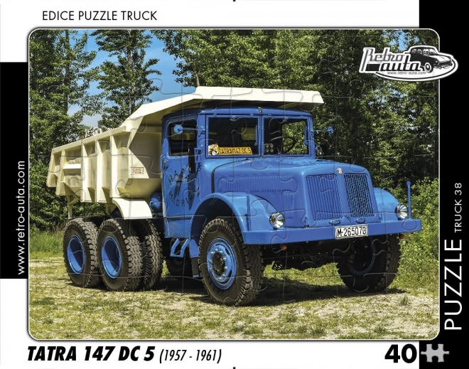 Retro autók puzzle teherautó Tatra 147 DC 5 (1957 - 1961) 40 darabos