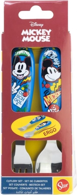 Mickey Mouse gyerek evőeszköz készlet