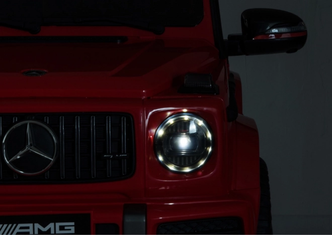 Gyerek akkumulátoros autó Mercedes G63 piros