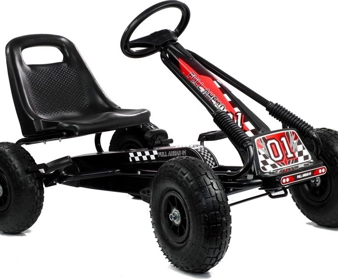 Gyerek gokart pedálos zöld