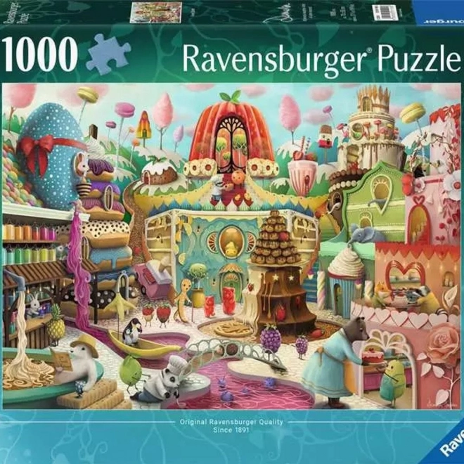 Édes utca 1000 darabos puzzle Ravensburger
