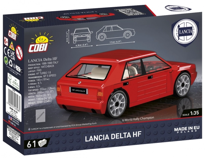 Lancia Delta HF Építőmodell