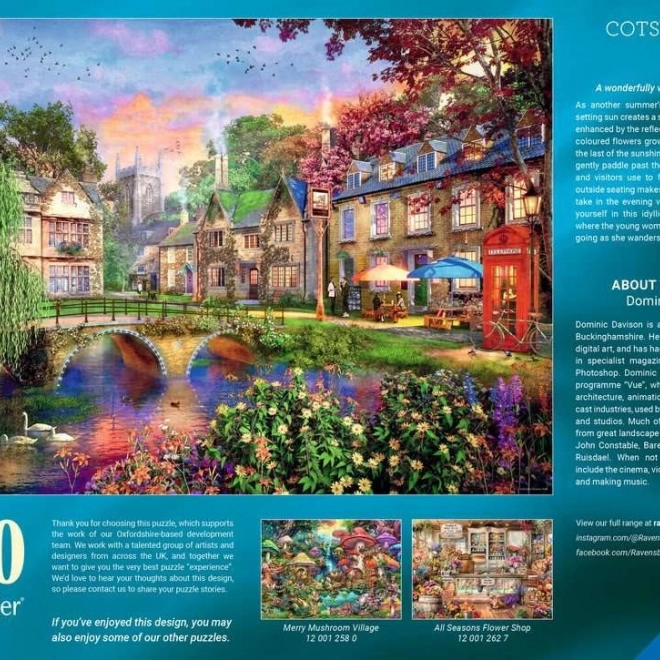 Ravensburger Puzzle Cotswold úti 1000 darabos