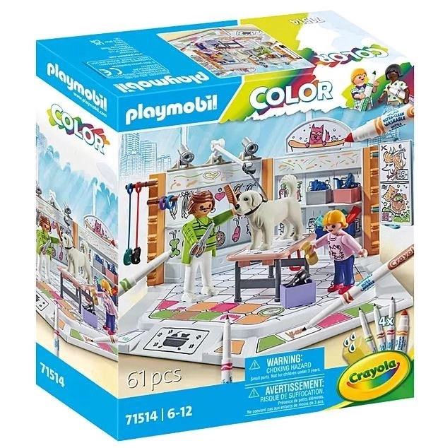 Színes Kutyaszalon Készlet PLAYMOBIL Color