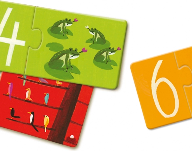 Duo puzzle Számok DJECO