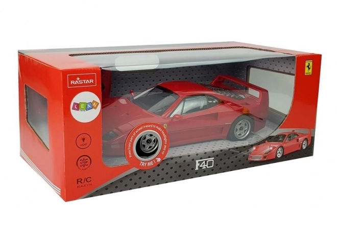 Ferrari F40 távirányítós autó R/C 1:14 piros