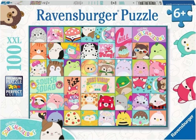 Squishmallows XXL Ravensburger puzzle 100 darabos