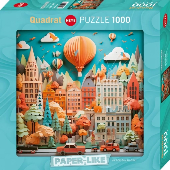 Heye Négyszögletes puzzle városi táj 1000 darab