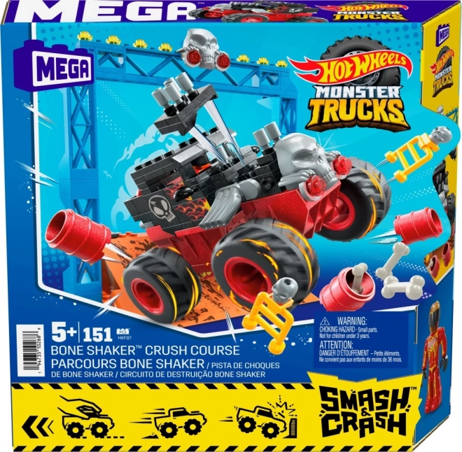 hot wheels monster trucks csontrázó kaszkadőr mutatvány