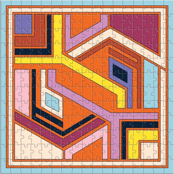 GALISON Négyzet alakú puzzle Frank Lloyd Wright: Textil blokkok 4x200 darab