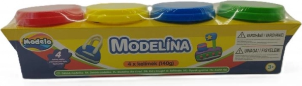 MODELO gyurma 4×140 g – különböző színek