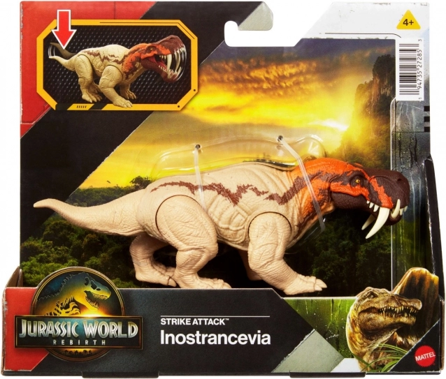Jurassic World Inostrancevia figura támadó funkcióval