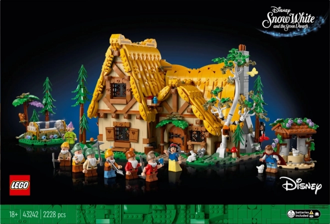 Disney Hófehérke és a hét törpe házikó LEGO készlet