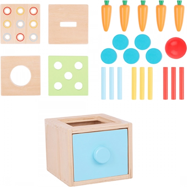 Woopie Green fa oktató fiókos rendező játék Montessori