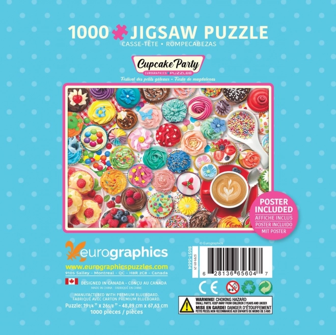 Eurographics puzzle fém dobozban - Tortaparti 1000 darab