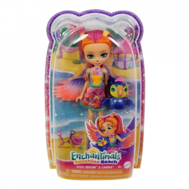 Enchantimals Trippi Tukan baba és állatka