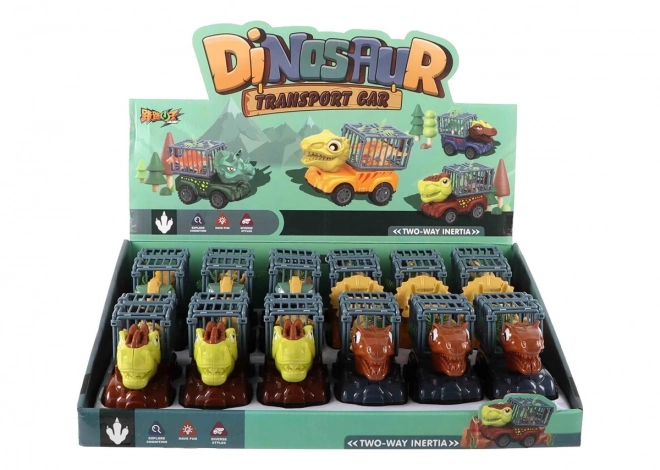 Dinoszaurusz lendkerekes autó figurával