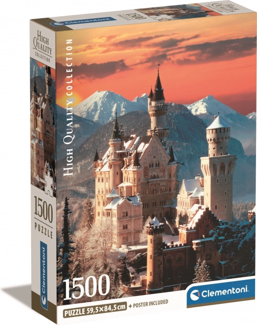 Clementoni Neuschwanstein puzzle 1500 darabos