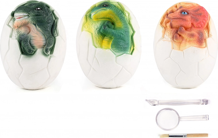 Valósághű dinoszaurusz-tojás meglepetéssel