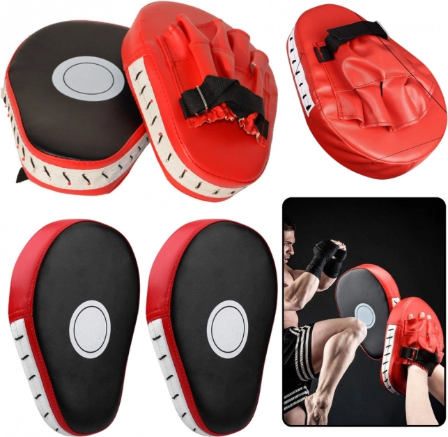 Edzőkesztyű Pad Kickbox Piros