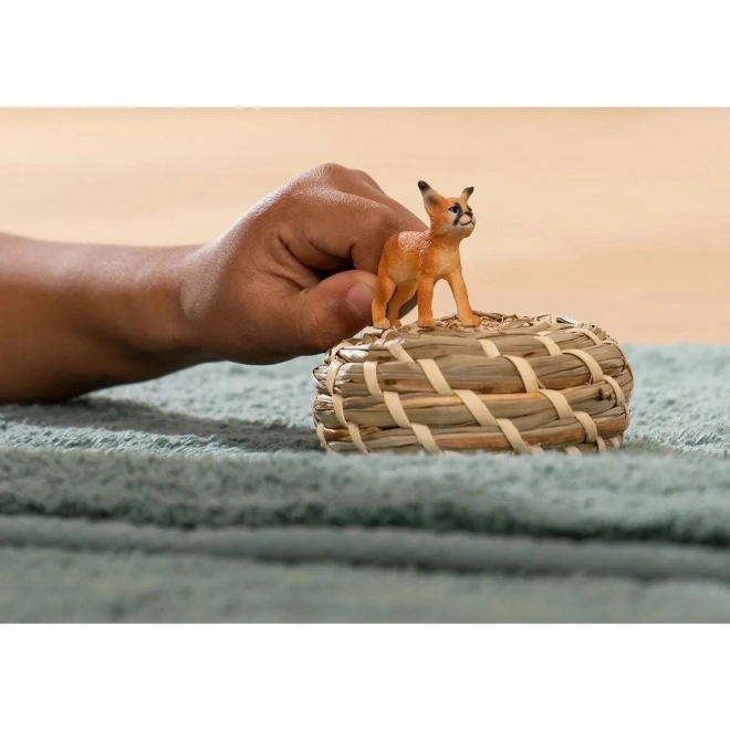 Schleich karakál kölyök figura