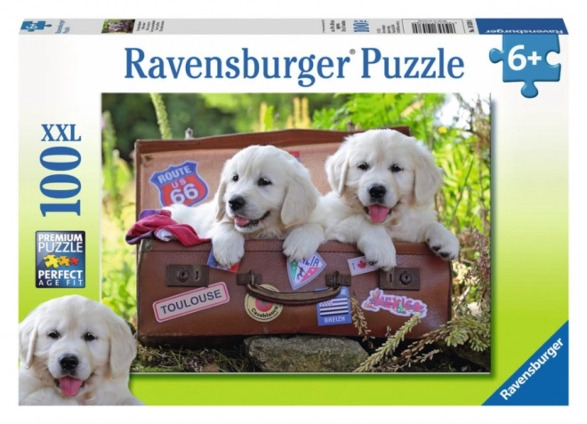 Ravensburger puzzle 100 darabos kiskutyák