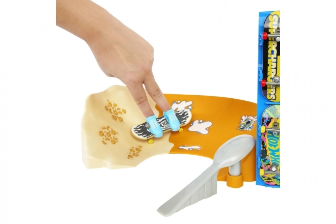 Hot Wheels Tony Hawk cereáliás fingerboard skatepark