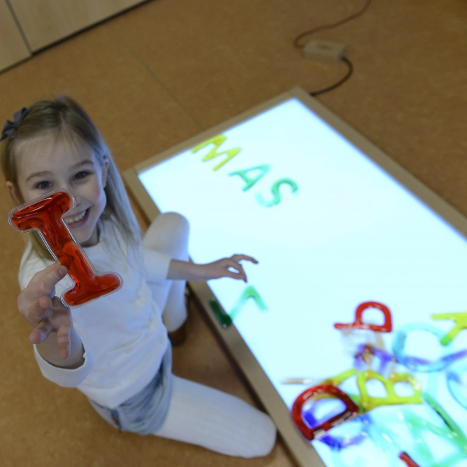 Masterkidz Négyszögletű LED fény panel színes + kiegészítő készlet