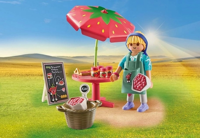 Strawberry stand játék szett