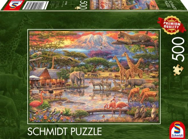 Ráj a Kilimandzsáró alatt 500 darabos puzzle