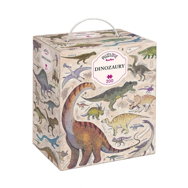 Dinoszauruszos Puzzlove Puzzle 200 Darabos