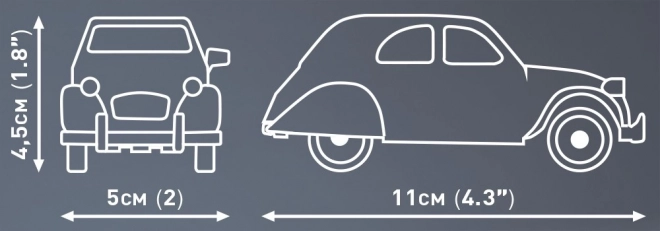 Cobi Citroën 2CV Dolly építőkészlet