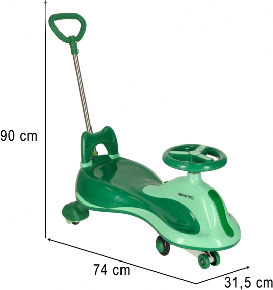 Zöld hintázó játék Swing Fix gyerekeknek