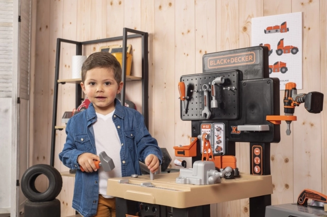 Smoby Black & Decker nagy műhely kicsi barkácsolóknak