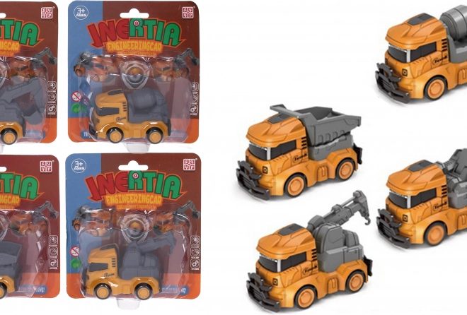 Feltöltős építőautó 8,5 cm