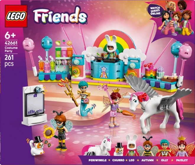 LEGO Friends Jelmezes buli egyszarvúval és tündérrel