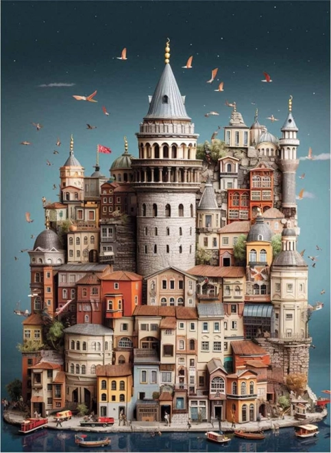 Galata Torony puzzle - 1000 darabos